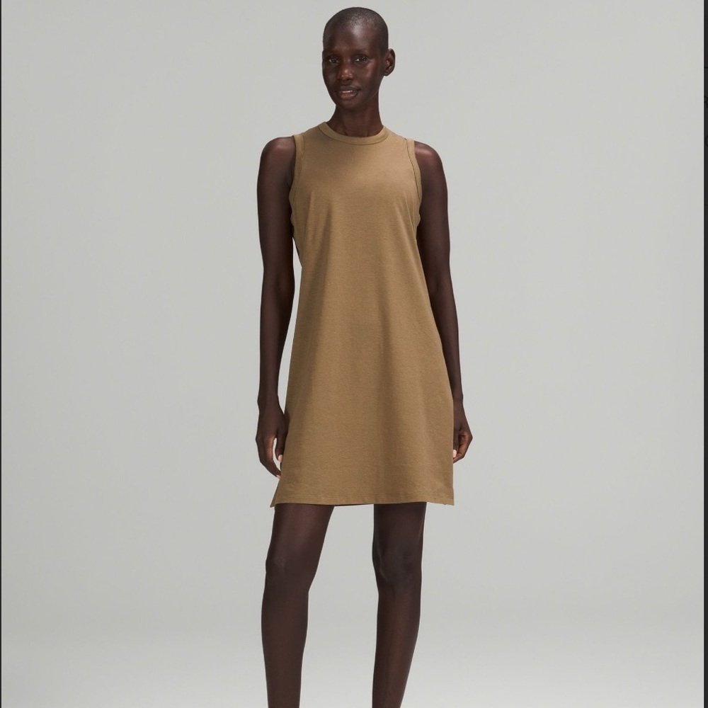 Lululemon Classic-Fit Cotton-Blend Dress Artifact Womens Size 4